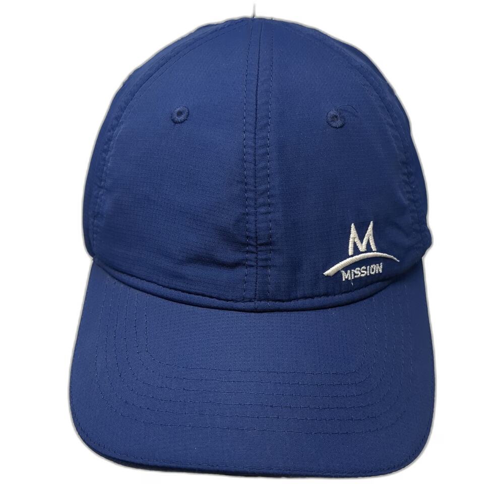 MISSION Baseball Cap Blue One Size EnduraCool Adjustable Strapback Cooling hat